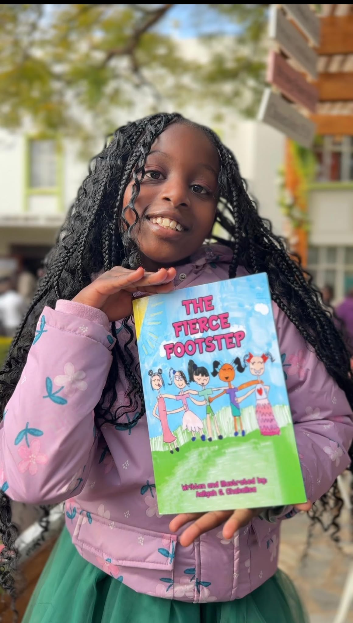 Small feet, big dreams: Eight-year-old Aaliyah launches debut book