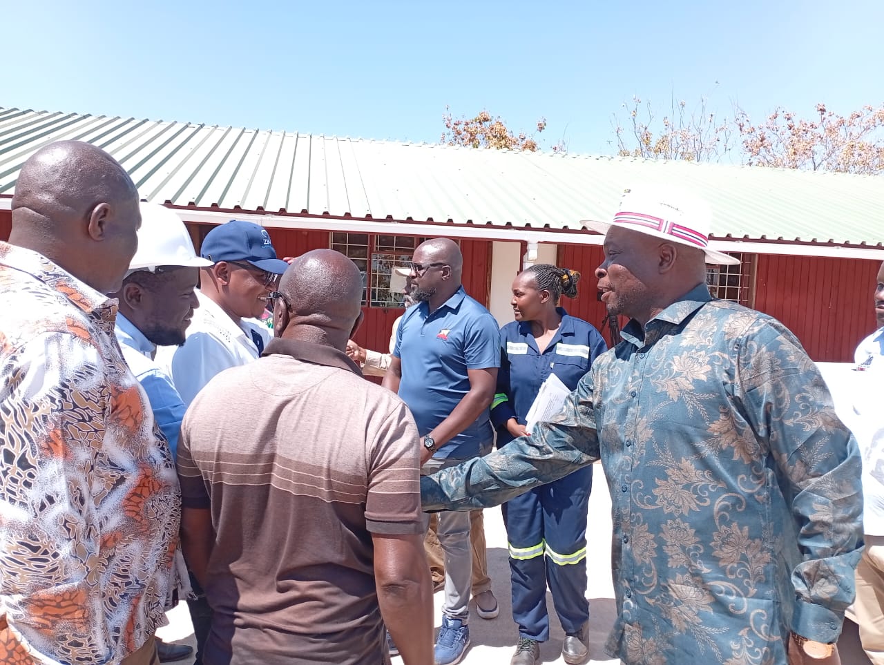 Minister Moyo arrives for tour of Gwayi-Shangani Dam