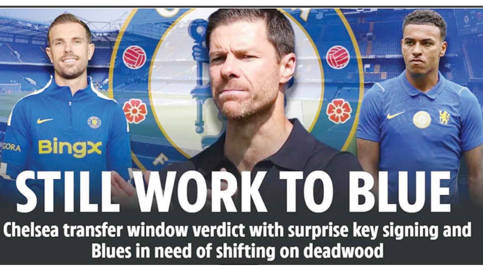 STILL WORK TO BLUE