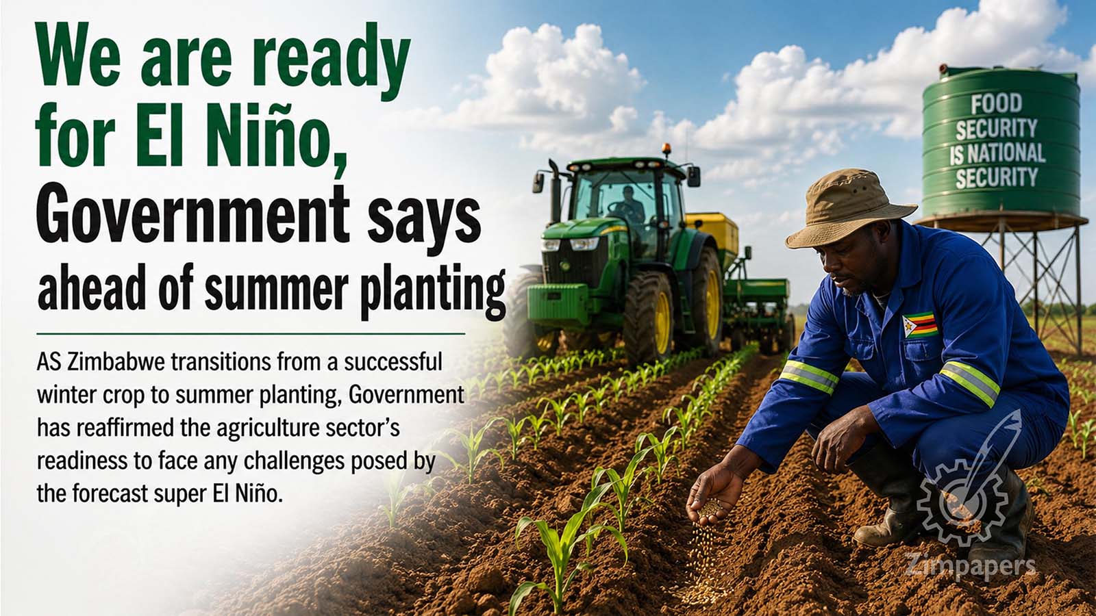 Zimbabwe prepares for El Niño-induced drought with early-action plan