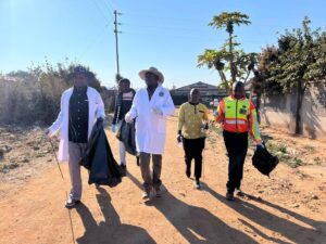 Minister Nguluvhe leads Gwanda clean-up