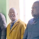 Bulawayo Deputy Mayor Clr Edwin Ndlovu flanked by Clr Ntandoyenkosi Ndlovu (left) and former councillor Rodney Jele