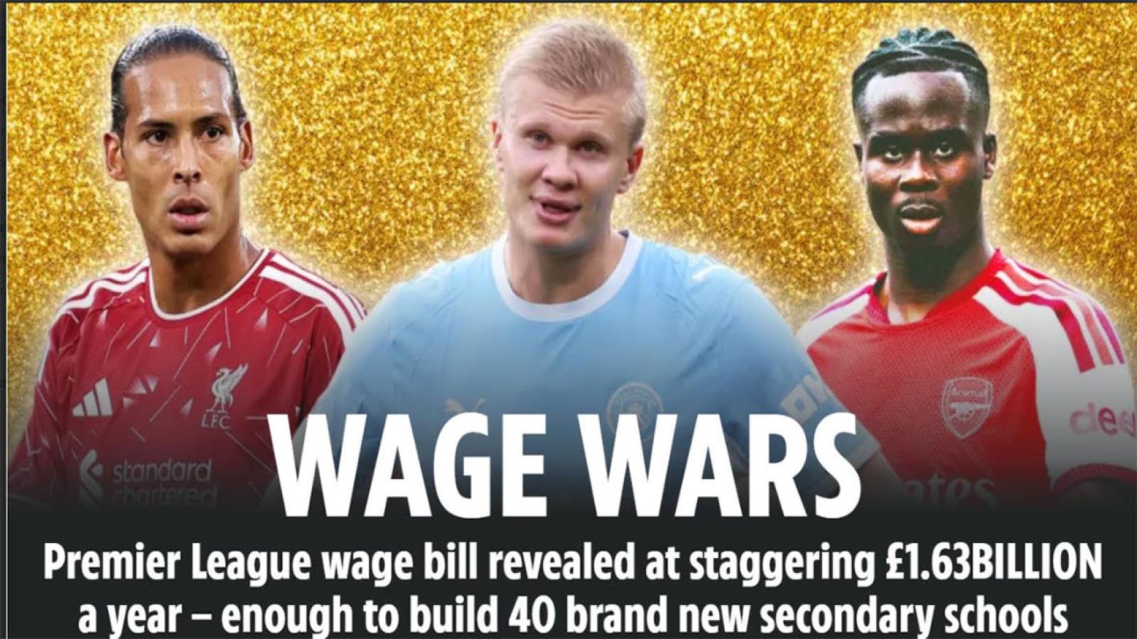 GOBSMACKED fans have been forced to pick their jaws up from the floor after learning what the Premier League’s wage bill could have been spent on.
