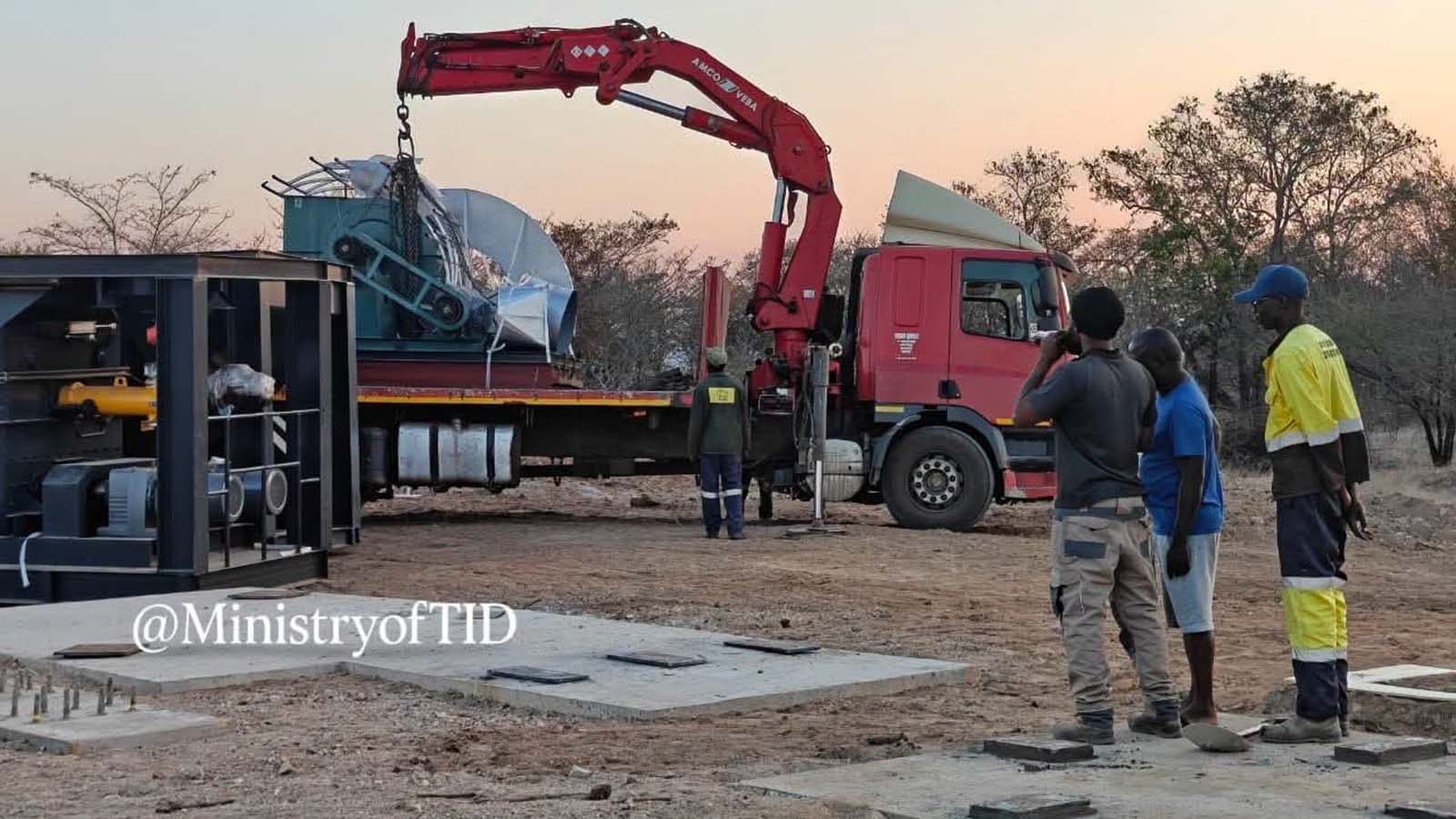 New asphalt plant for road maintenance installed in Masvingo