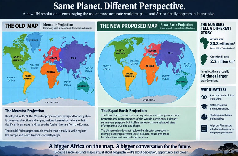 A bigger Africa on the map, a bigger conversation for the future
