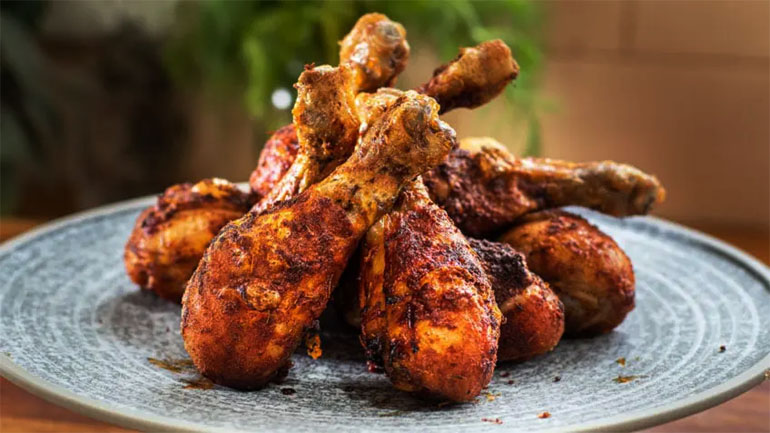 Flavourful chicken drumsticks