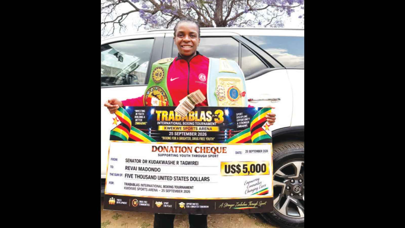 Madondo gets sweet boxing reward