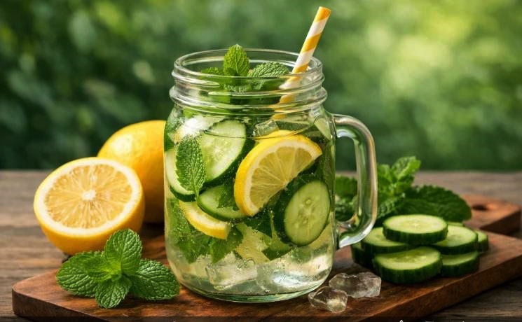 Cucumber helps your skin to glow