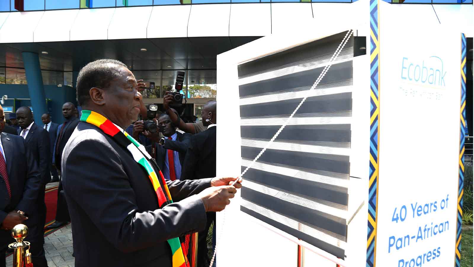 President opens US$24m Ecobank HQ