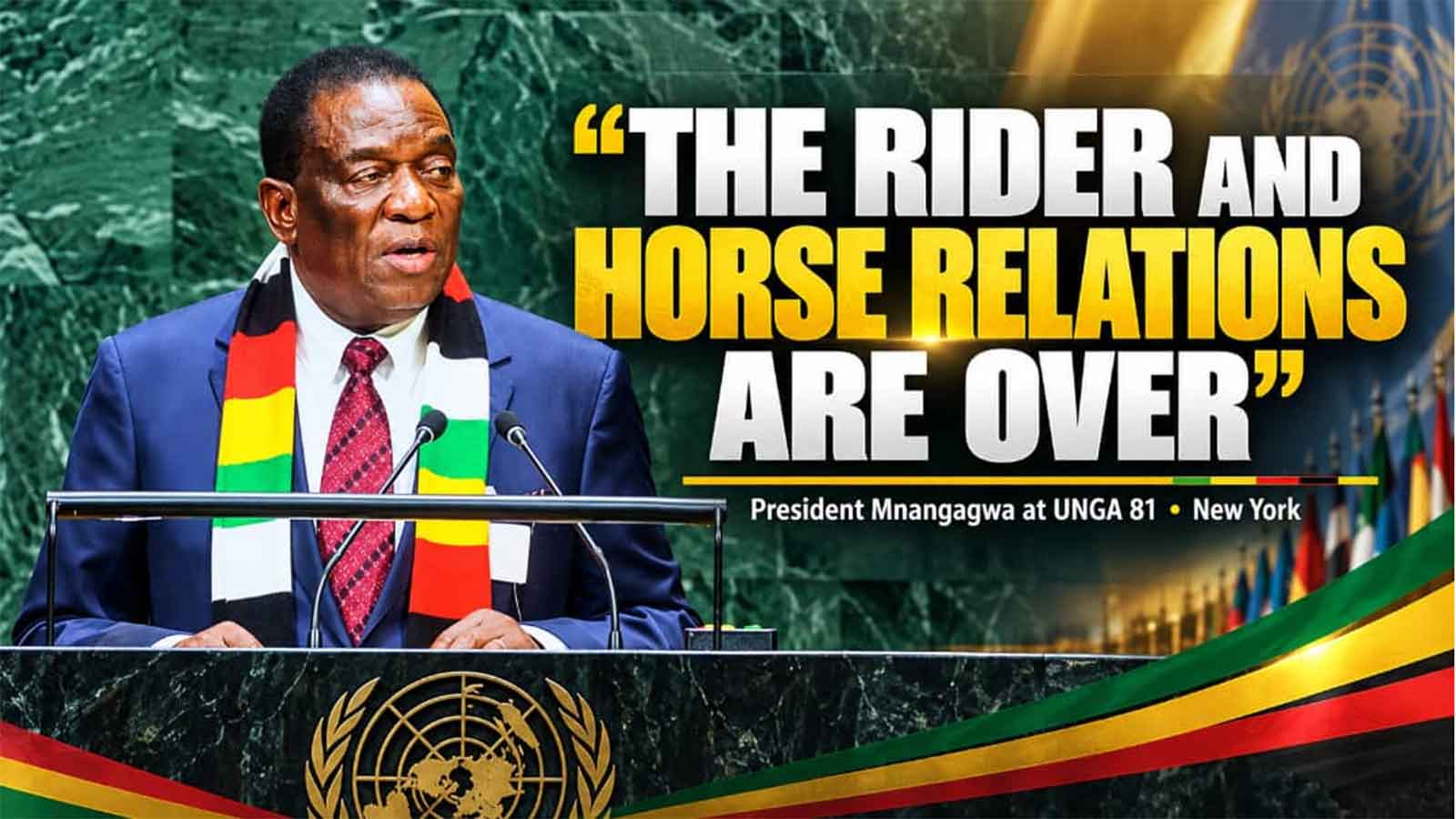 Key takeaways by President ED Mnangagwa at UNGA81: