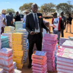 Honourable Guyo and part of the book consignment he donated to 23 primary schools in Buhera North Constituency last Friday