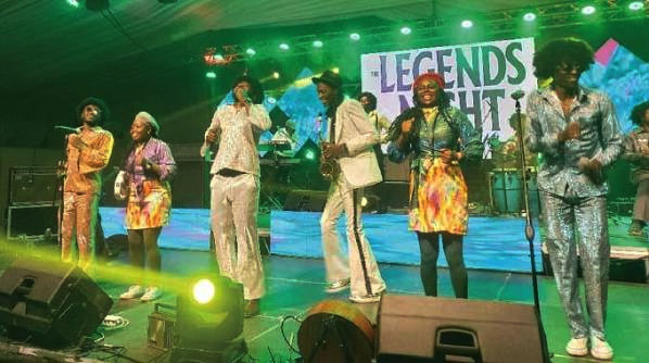 InTotal Band performs at one of their Legends Night Concerts
