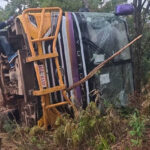 The Inter Africa bus that was involved in an accident