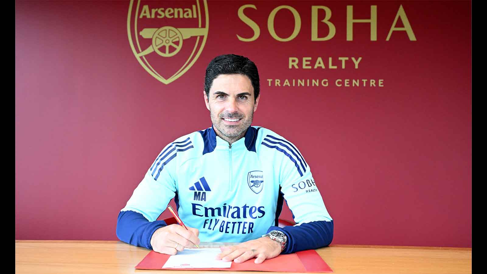 Arteta agrees new Gunners deal