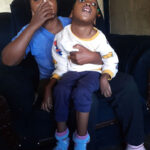 Ms Tariro Zimvu with her seven-year-old daughter, Revival Chinyongo