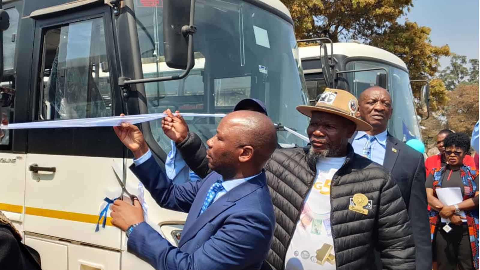 Minister Ndudzo commissions Public Service Commission buses