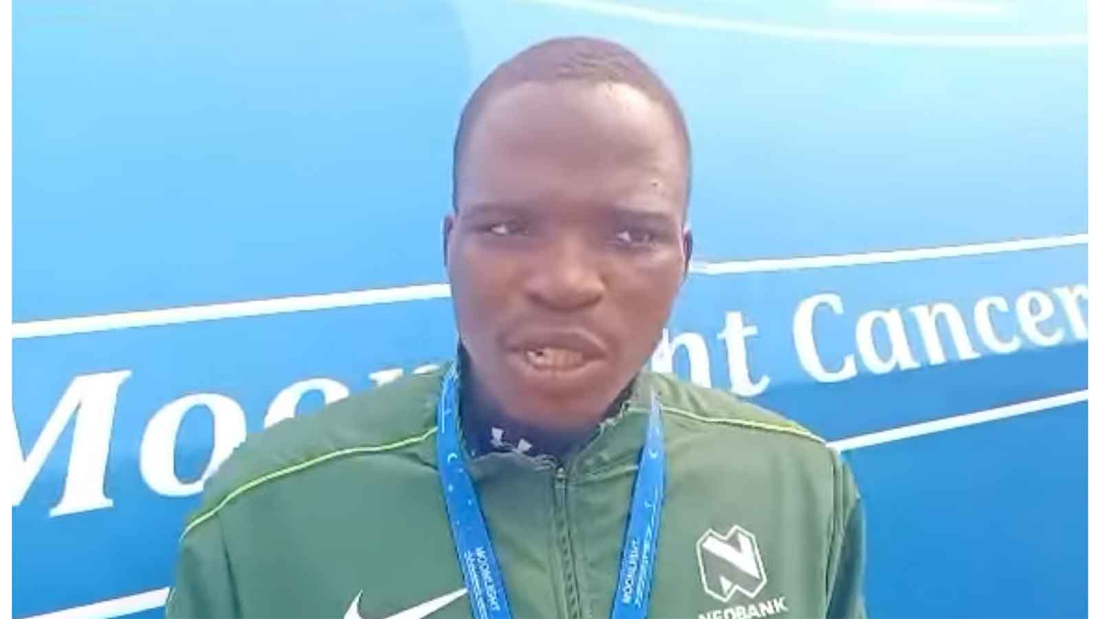 Slowly defends Moonlight crown . . . Zimbabwean edges Kenya’s Langat by one second as Pangiso completes hat-trick