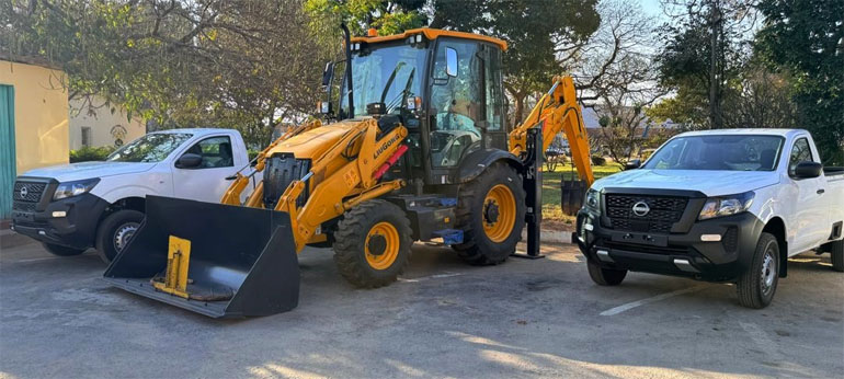 Part of the equipment and vehicles acquired by RTC