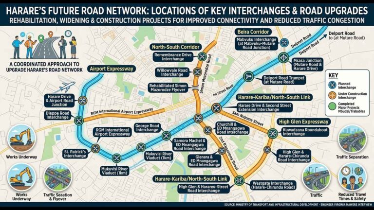 ‘Simon Mazorodze roadworks to include interchanges and flyover makeover ...