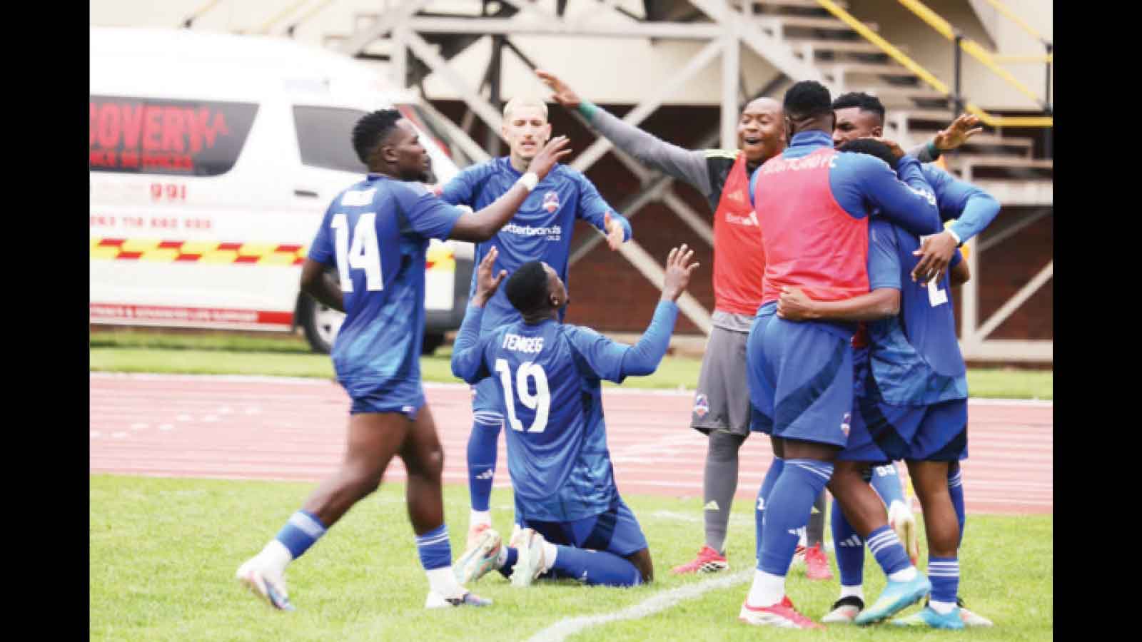 MAPEZA WANTS MORE . . . Scottland coach says 1-0 lead leaves plenty of work ahead