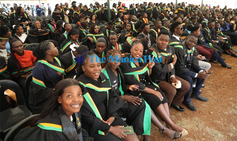 Some of the graduating students
