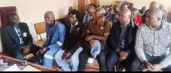 The alleged assailants and deceased’s family in Chief Makoni’s community court
