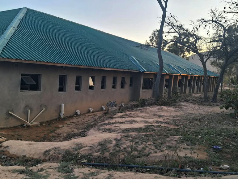 The recently constructed hostel at Zongoro The Great High School in Mutasa District