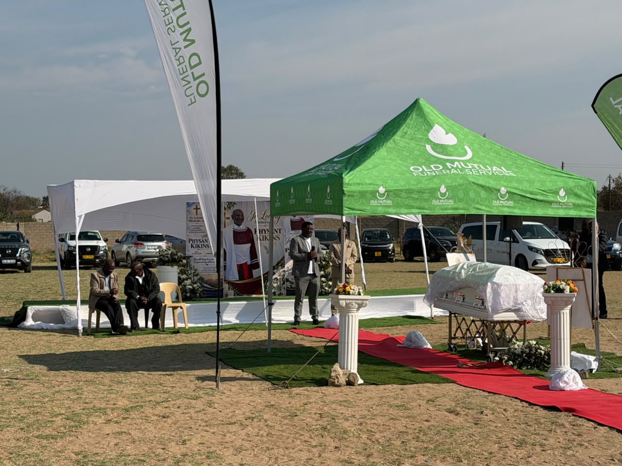 96-year-old Plumtree businessman Physant Kikins memorial service underway at Dingumuzi Stadium