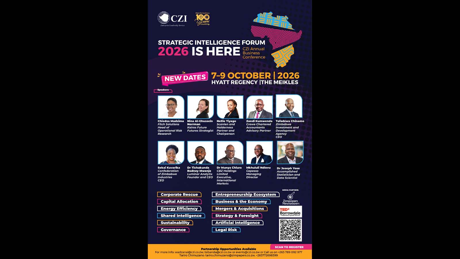 CZI, Zimpapers to host Strategic Intelligence Forum in Harare placing data sovereignty, shared infrastructure at centre of business debate