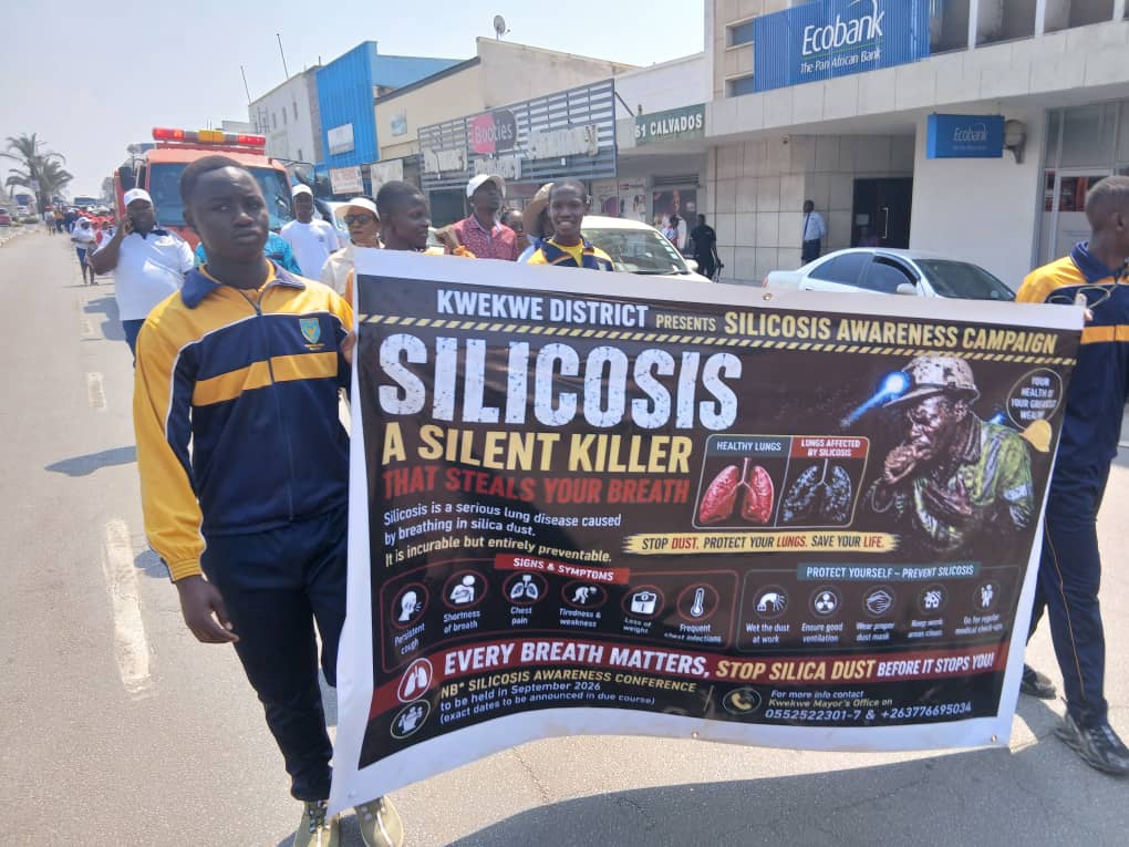 Kwekwe City Council takes silicosis awareness to the streets