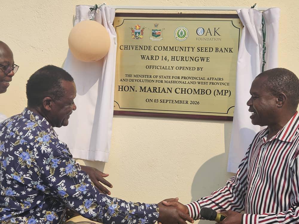 New Community seed bank opened in Hurungwe