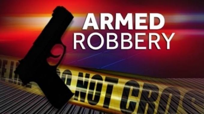 Armed robbers blow up ATM