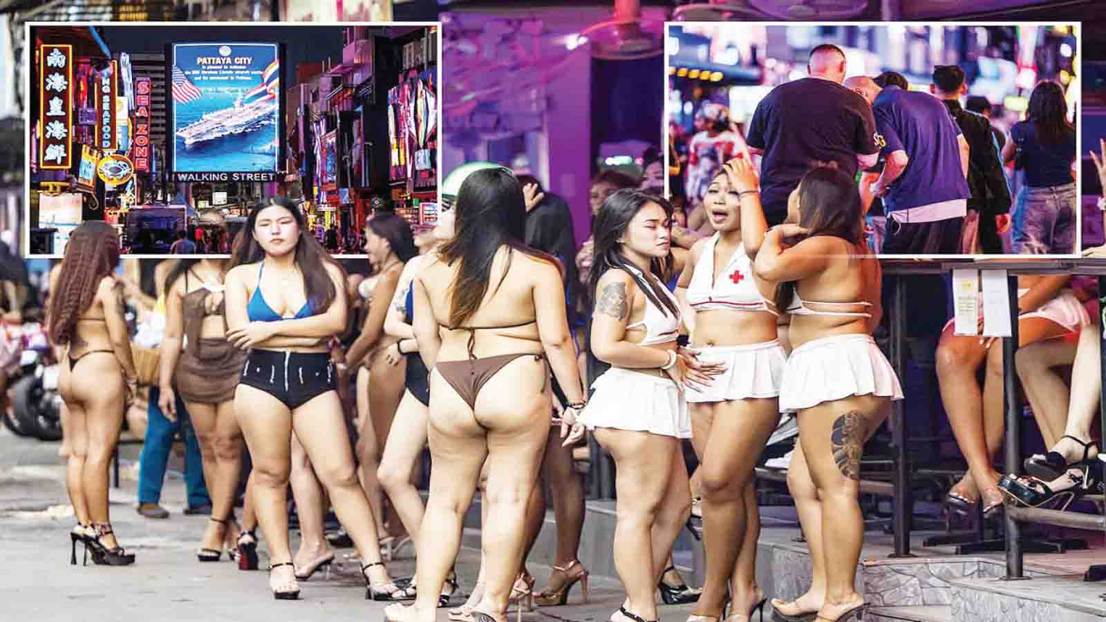 SEX PARTY!l	US sailors turn Thai resort into ‘PORNO DISNEYLAND’…Army of 50,000 sex workers were ready for them at resortl…The marines spent and estimated £2.2m during their stay
