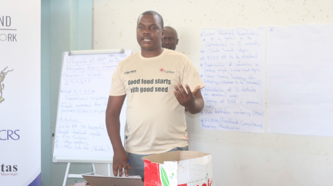 Caritas initiative marks a giant step in Beitbridge’s preparedness for El Niño