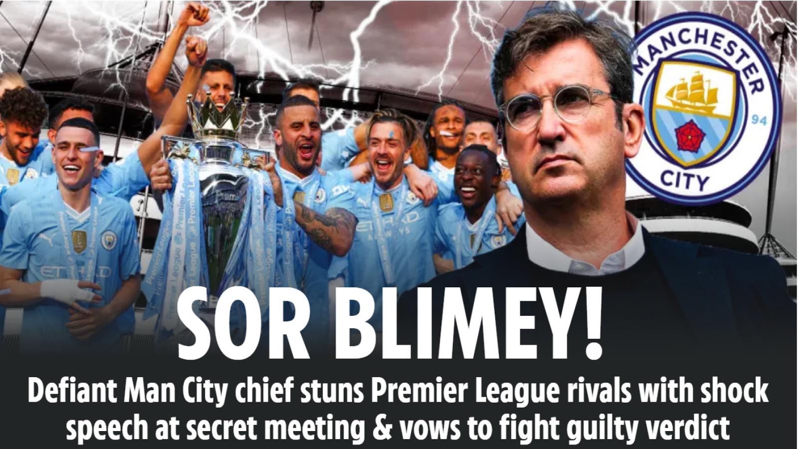 MANCHESTER CITY chief executive Ferran Soriano defiantly told European club bosses the Etihad outfit are digging in for a long-term fight to prove their innocence.