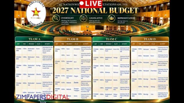 2027 National Budget: Parliament takes consultations to the people
