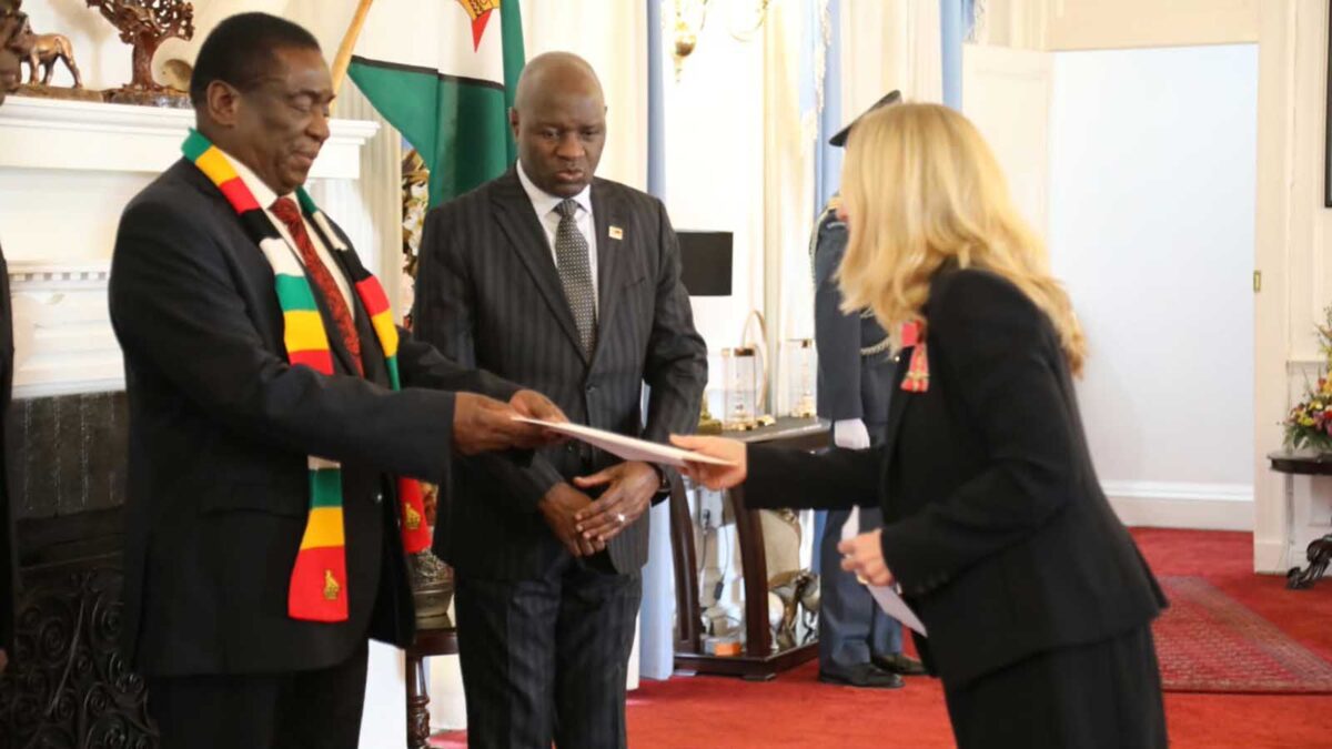 President Mnangagwa receives credentials from UK, Portugal and Canada Ambassadors