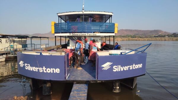 Lake Kariba’s new ferry reaches King’s Camp on its first trip