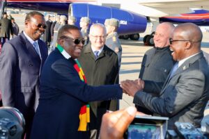 President arrives in Russia