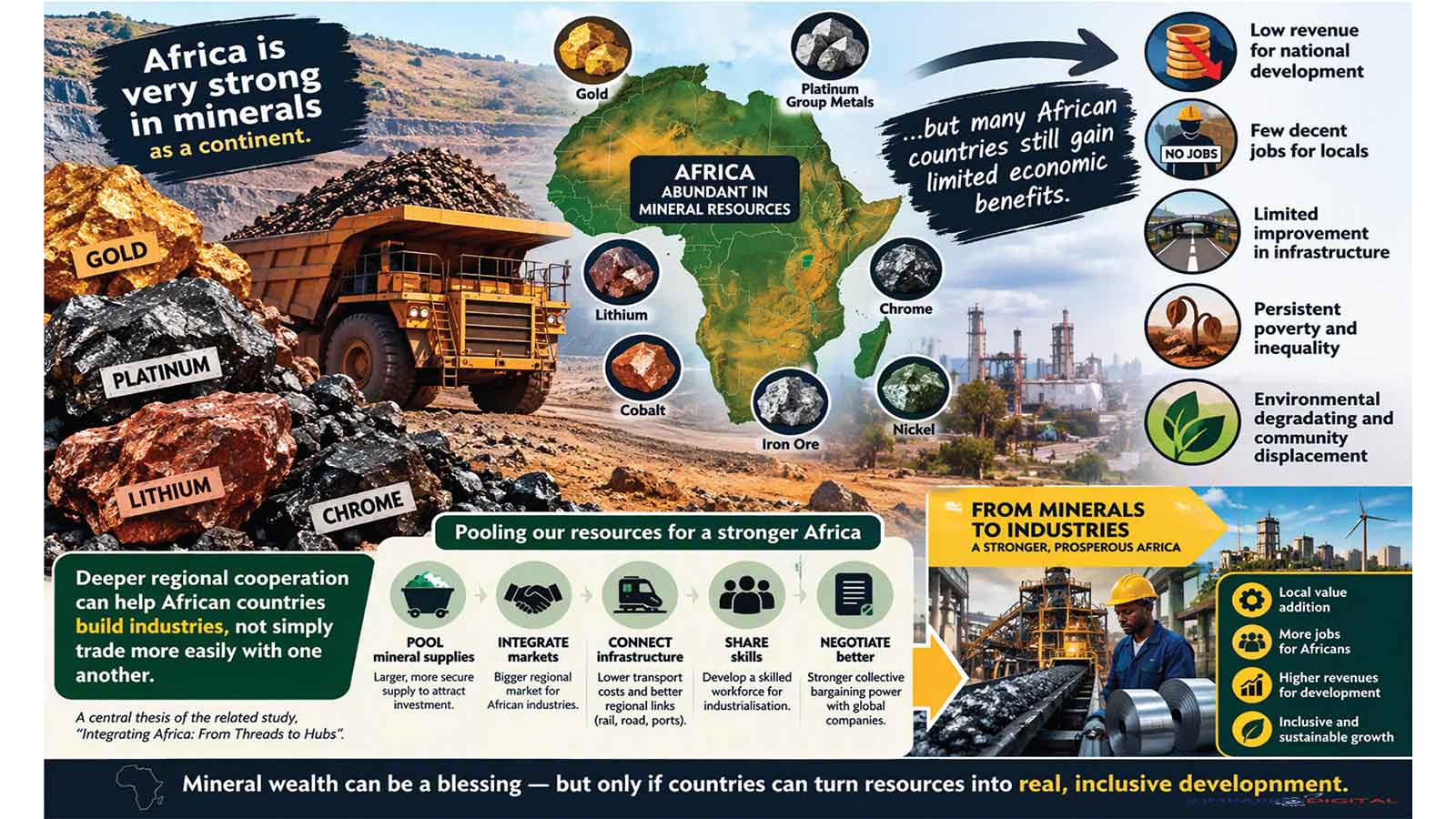 Africa’s mineral strength  is wasted if countries  don’t work together