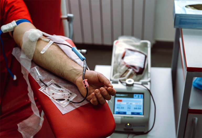 Many youthful donors have continued returning to the blood-donation chair