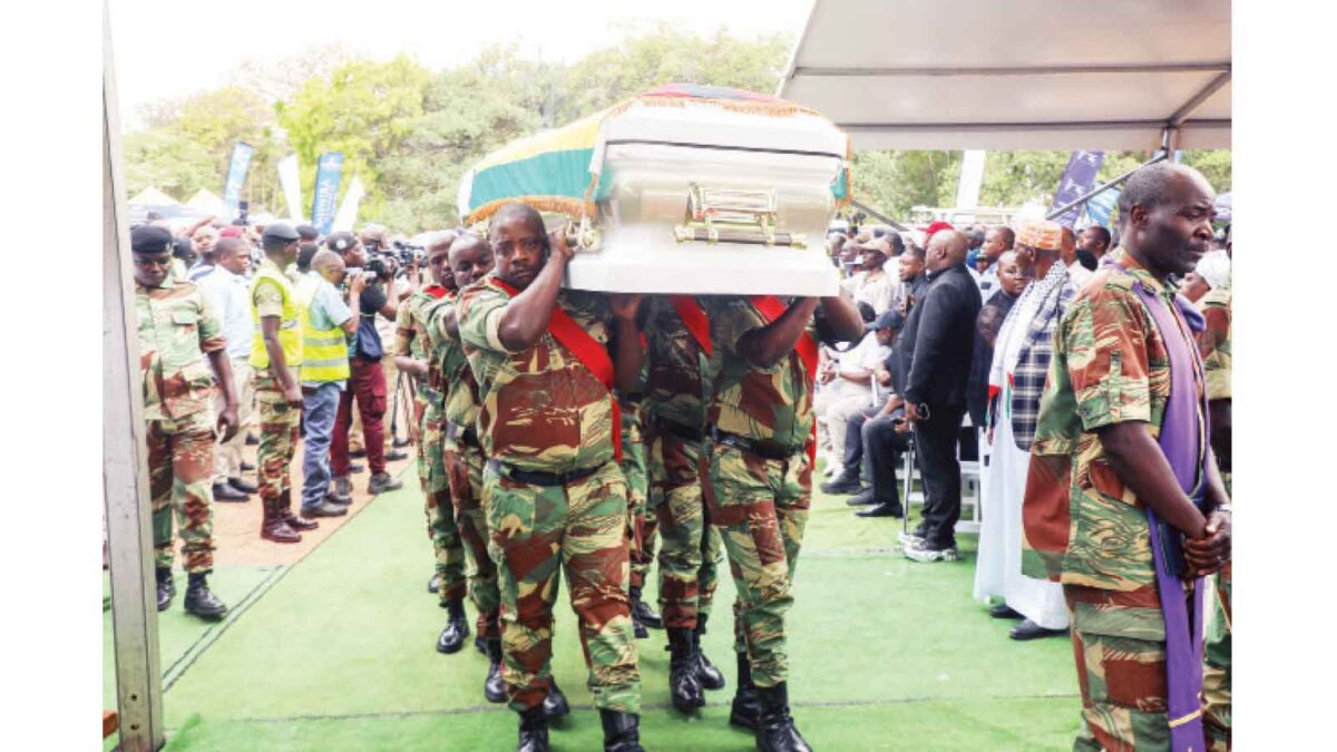Grand send-off: Chivayo, wife buried in style