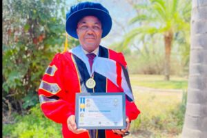 ZimParks chaplain-general awarded honorary doctorate