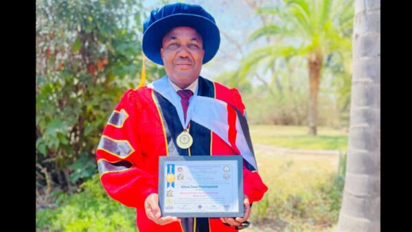 ZimParks chaplain-general awarded honorary doctorate