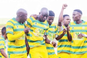 HARDROCK IN CRUISE CONTROL . . . Bamara’s late volley seals epic comeback