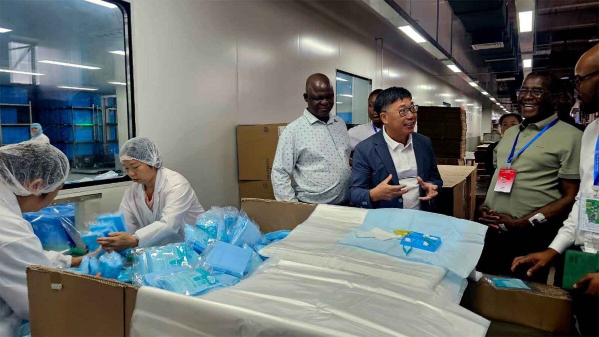 NEW: Zimbabwe medical team visits hi-tech Chinese health products firm