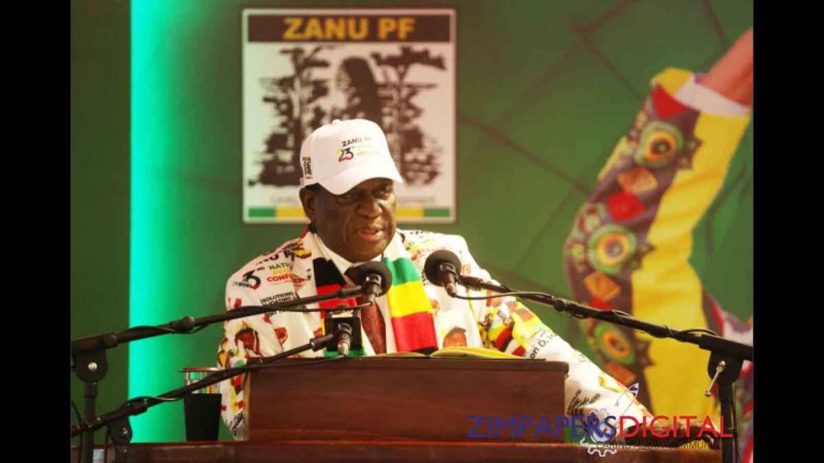 ‘Zanu PF architect of prosperity’ . . . We’ll forever remain mass party: President