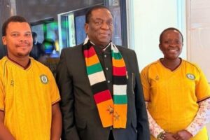 ‘A day we will never forget’: Cycling duo meet President Mnangagwa