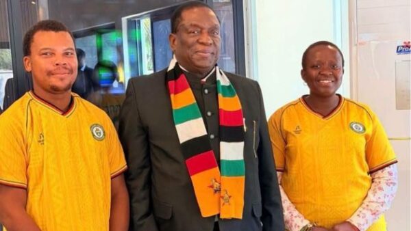 ‘A day we will never forget’: Cycling duo meet President Mnangagwa
