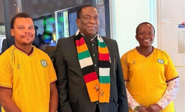 ‘A day we will never forget’: Cycling duo meet President Mnangagwa